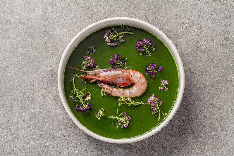 At Bruixes de Burriac, chef Jaume Drudis creates elegant, unpretentious food from locally sourced, seasonal produce like Tarragona shrimp.