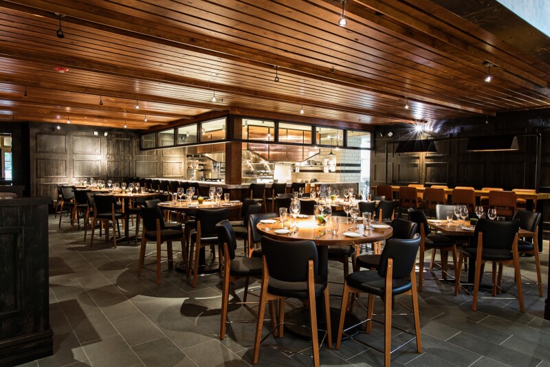 The ambience at The Establishment is warm and inviting.