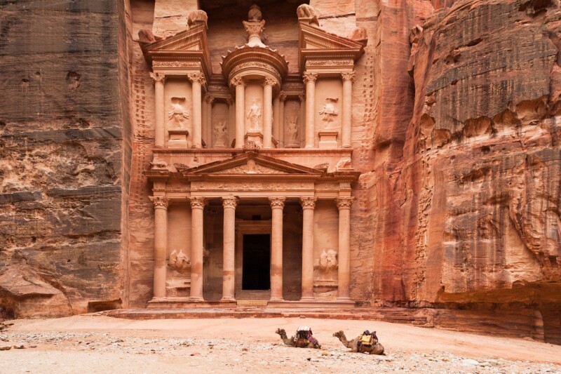 The architectural wonder of Petra is one of Jordan’s main attractions.