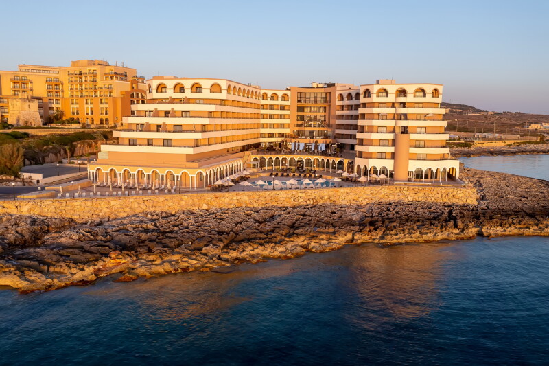 Waterfront views at the Radisson Blu Resort, Malta St. Julian’s