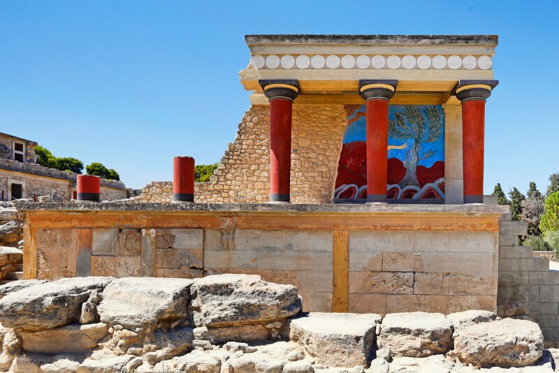 The Palace of the Minoans in Knossos