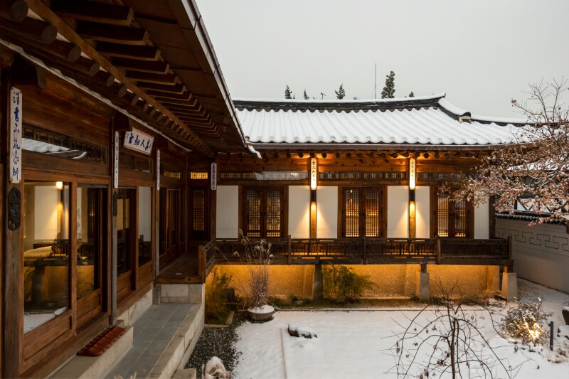 Exterior of a traditional Korean home