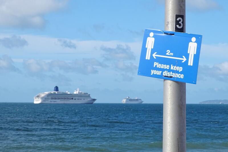 Passengers who test positive will likely be asked to quarantine from other guests.