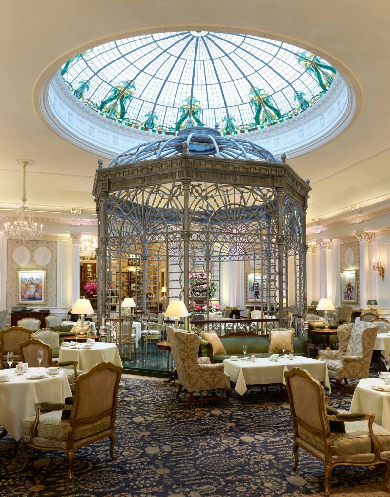 Afternoon tea in the Thames Foyer at The Savoy