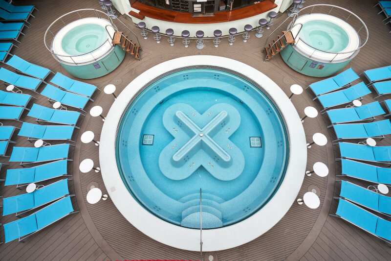 On the “Scarlet Lady” you can party to your heart’s content or relax with intent—or both.