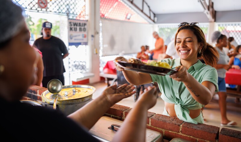 Traditional cuisine at Plasa Bieu