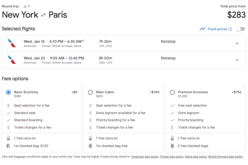 This airfare was found on Tuesday, September 24.