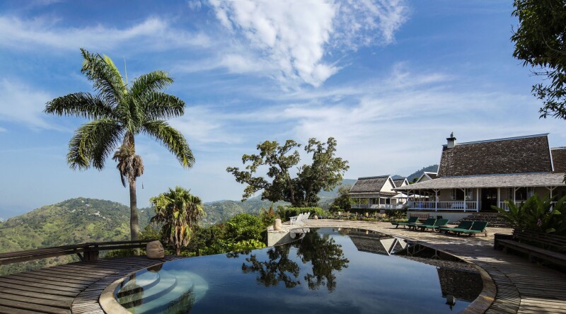 Strawberry Hill is a refreshingly different and chic mountain retreat in Jamaica.
