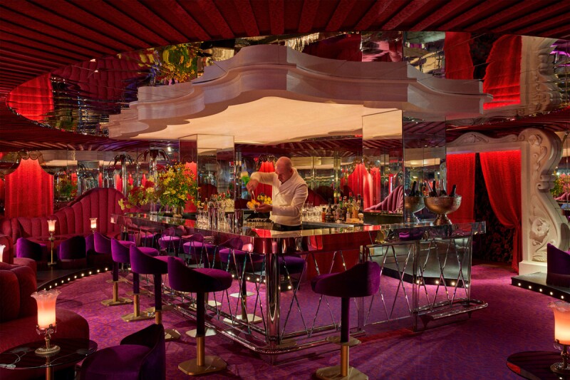 Blooms, a cocktail lounge in the new Ulysses Hotel