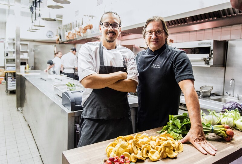 Chef Daniel Vézina takes Laurie Raphaël diners on a culinary journey through Québec.