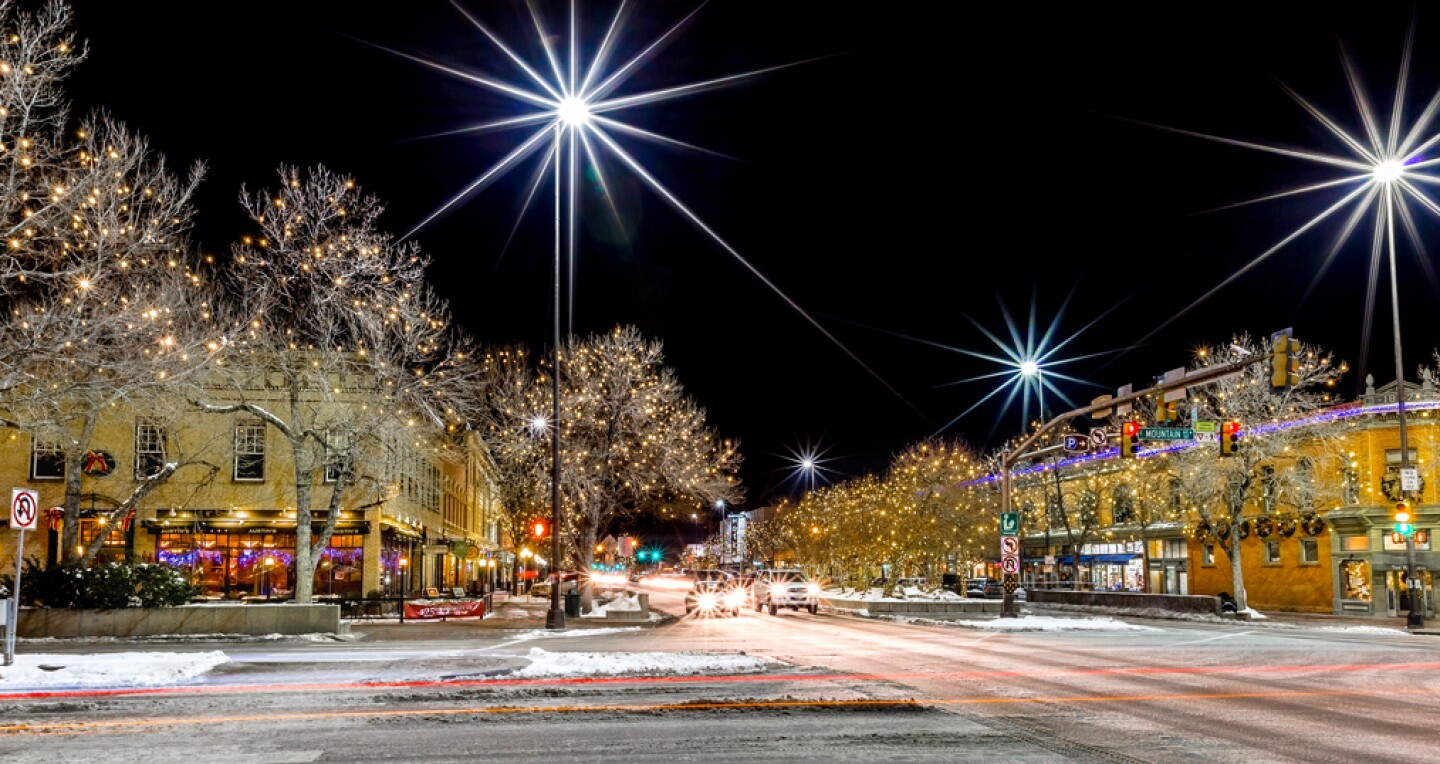 Downtown Fort Collins in December