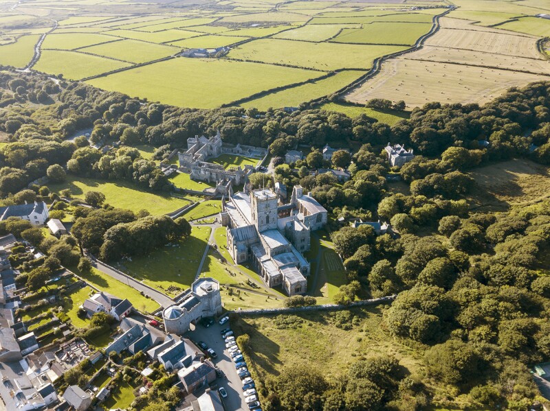 Pembrokeshire’s singular charms include the cathedral in St. Davids.