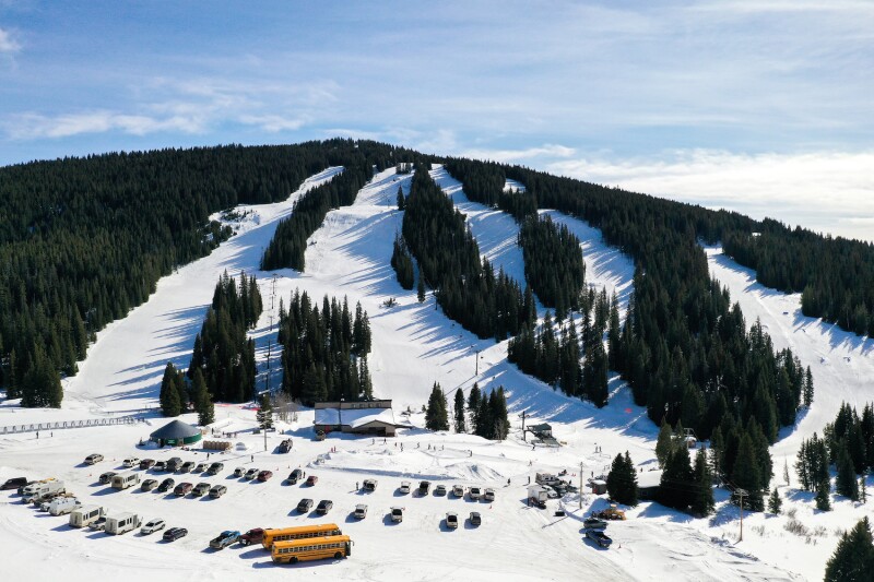 The laid-back appeal of winter sports in Antelope Butte