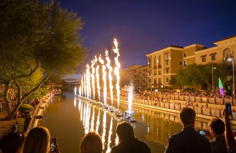 The illuminated art installations at Canal Convergence look particularly good on Instagram.