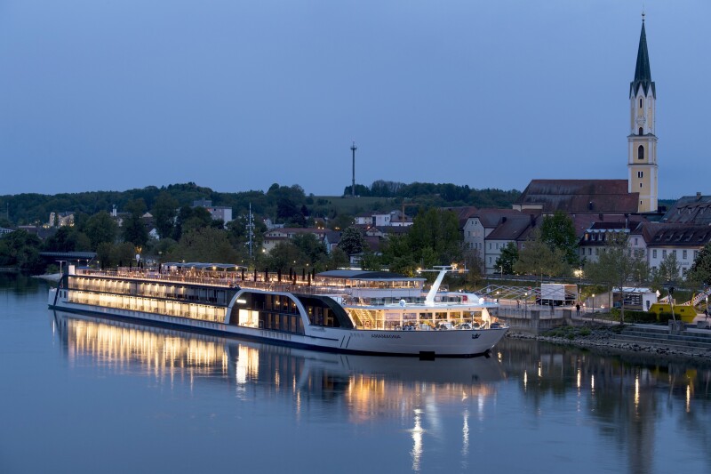 The AmaMagna, which set sail on the Danube this month, is now one of the largest river cruise vessels in Europe.