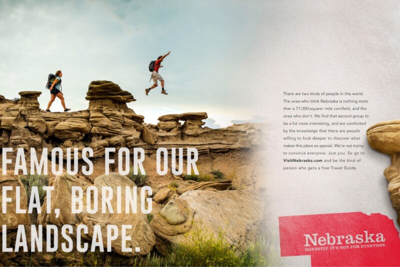 Toadstool Geologic Park is featured in one of Visit Nebraska’s new ads.