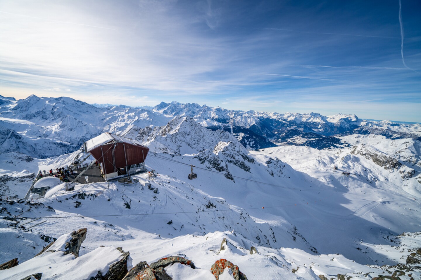 Make a trip to Mont Fort to see stunning views of the surrounding mountains.