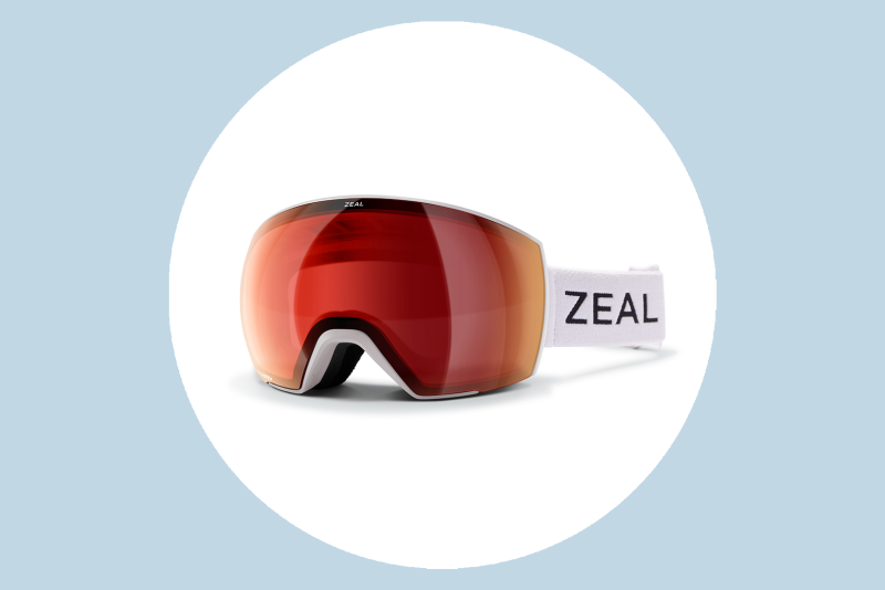 White Zeal Optics Hangfire Ski Goggles