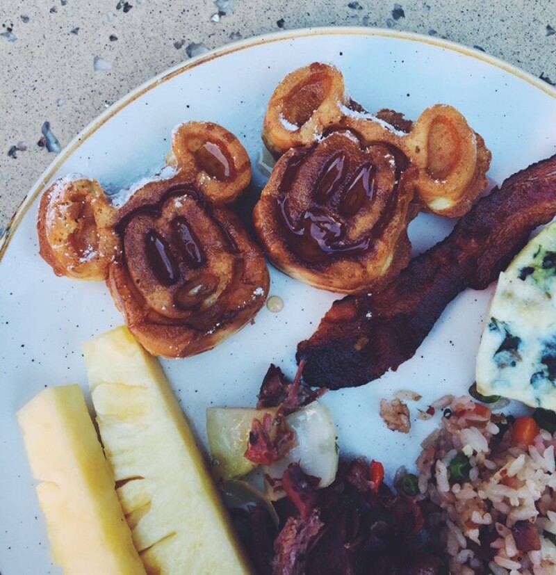 Said Mickey waffles