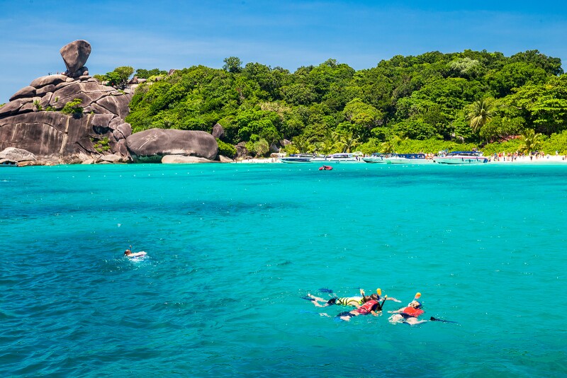 The 11-isle archipelago of the Similan Islands is known for some of the world’s best diving.
