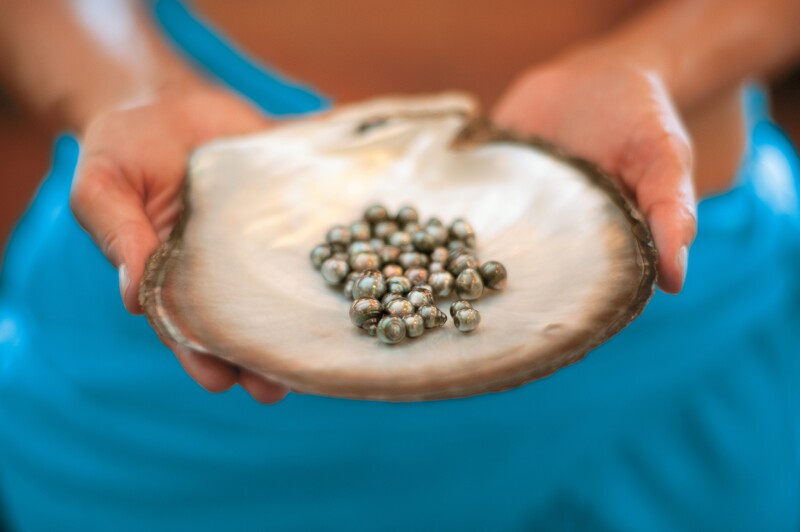 You'll have plenty of opportunity to shop for the South Pacific's famous black pearls.