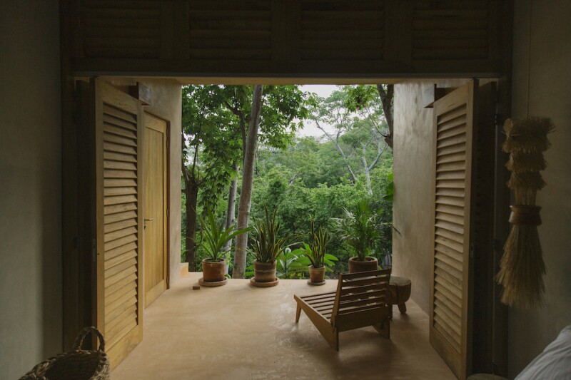 Each suite at Monte Uzulu comes with a terrace that overlooks the Pacific Ocean.