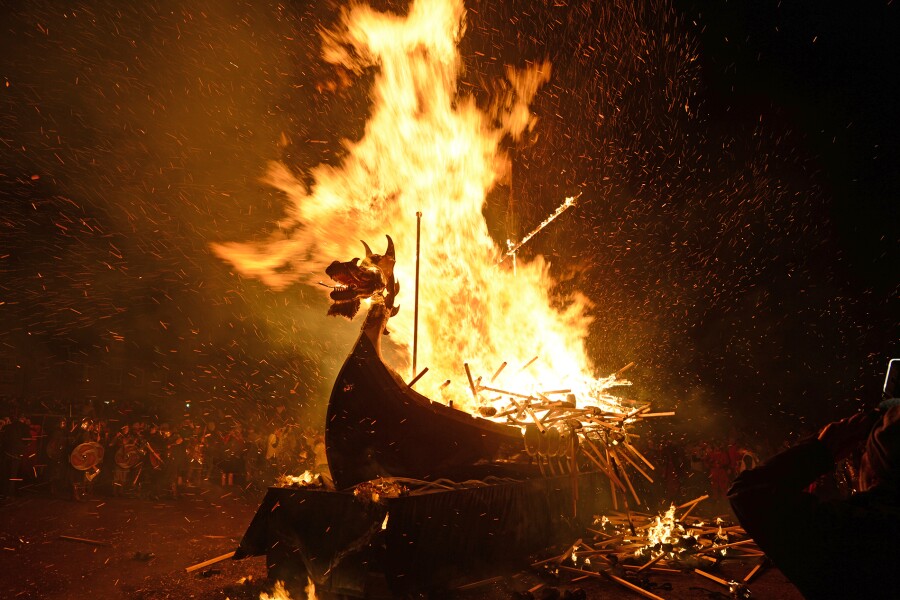 The Scottish Viking Fire Festival You Need to See to Believe
