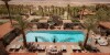 View of the Inn at Death Valley pool.