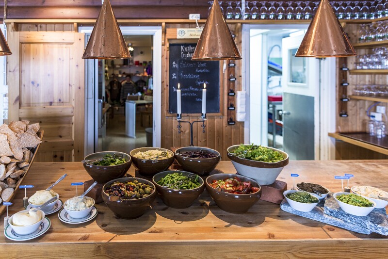 Try not to fill up at Blåhammaren’s butter bar after your hike.