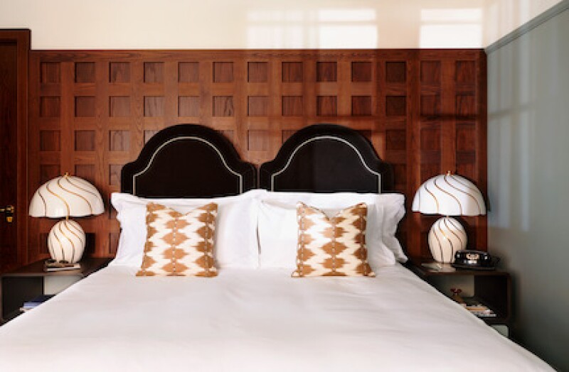 The Hoxton Rome will have a midcentury design throughout the rooms and public spaces.
