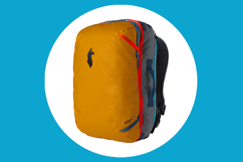 Save $60 off a past season version of Cotopaxi’s Allpa 35L travel pack.